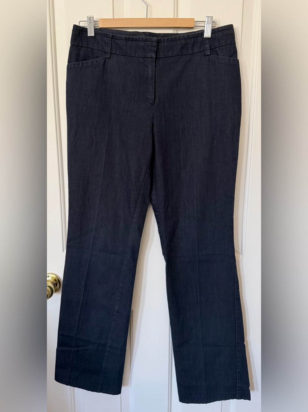 New York & Company Dark Navy Straight Leg Jeans